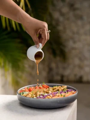 Signature dish served at The View Biu Biu Resort Bali