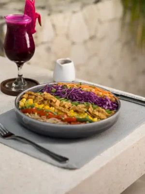 Signature dish served at The View Biu Biu Resort Bali