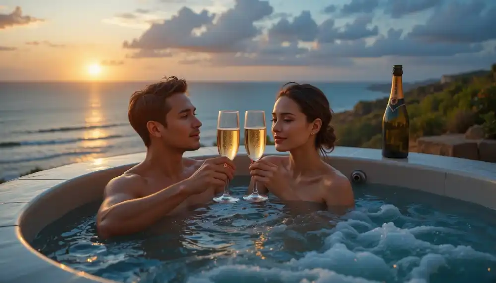 Sunset Package 1 Champagne Biu Biu Resort Bali