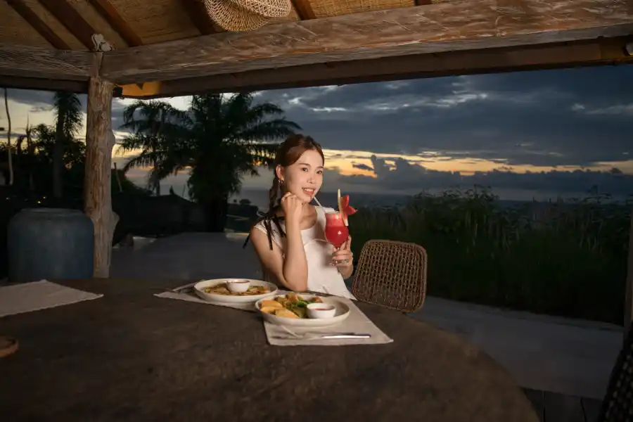 Signature dish served at The View Biu Biu Resort Bali