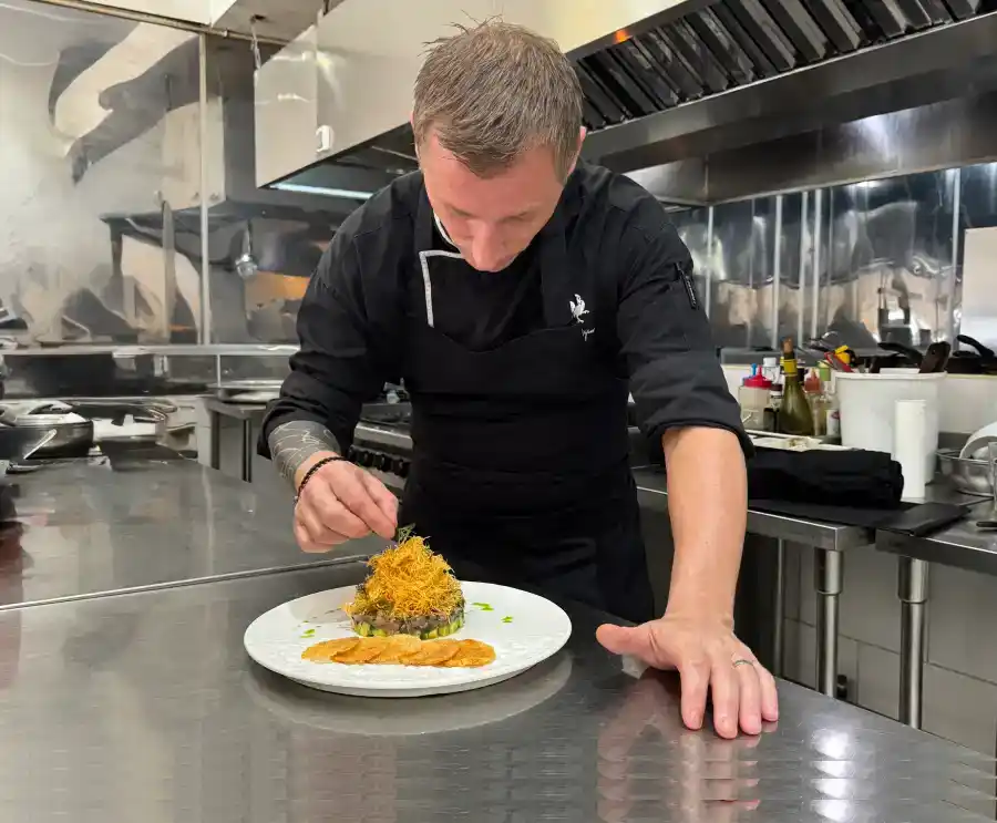 Chef cook Yannick Bi Biu Resort Bali