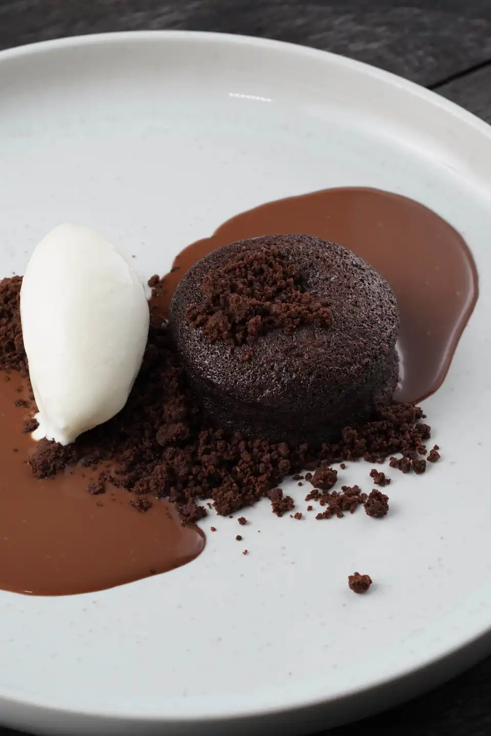 Chocolate Lava Cake Biu Biu Resort Bali at The View Restaurant