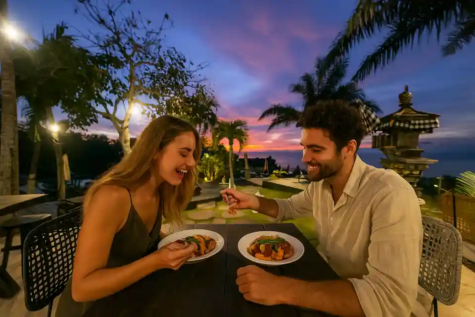 Pasta at Biu Biu Resort Bali The View Restaurant