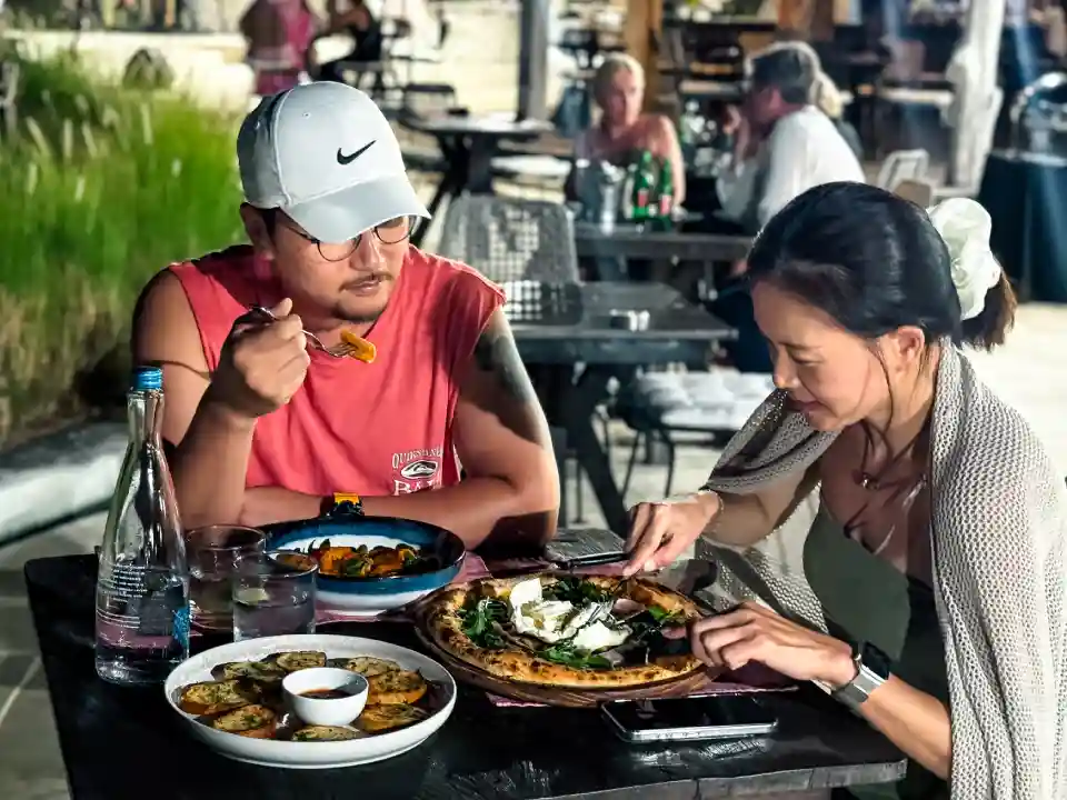 Pizza Biu Biu Resort Bali at The View restaurant in Jimbaran