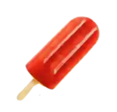 Glace en bâton fraise