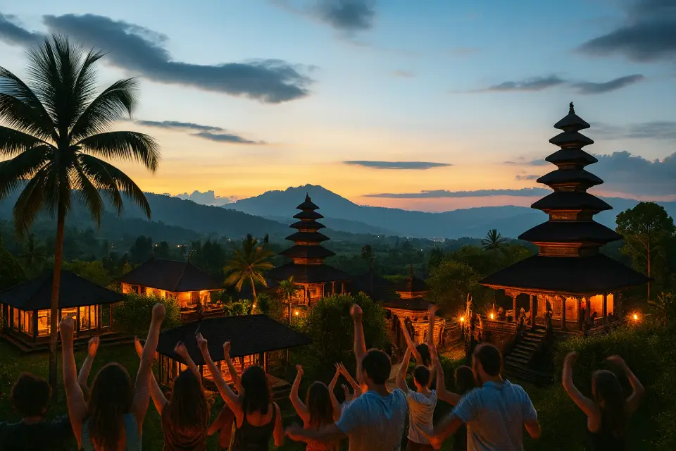 Bali evenings: relaxation and atmosphere in Jimbaran in December