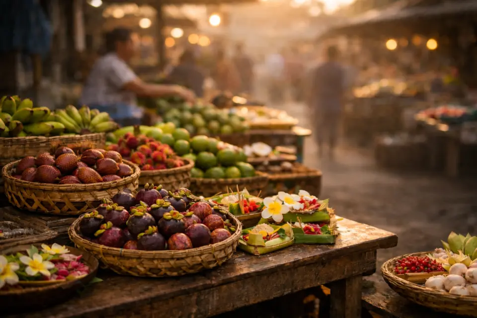 Markets in Bali near Balangan