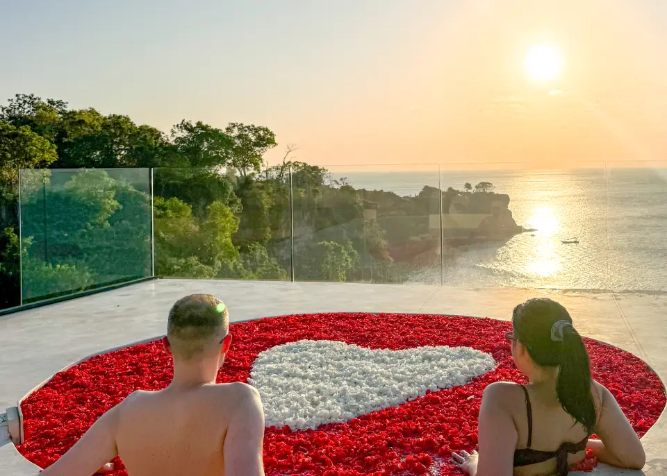 Sunset Package 1 Champagne Biu Biu Resort Bali